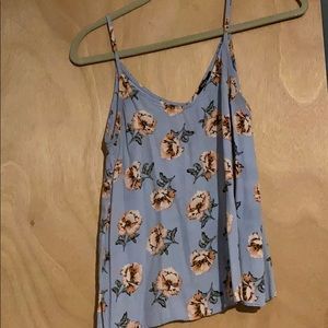 Blue Floral Top